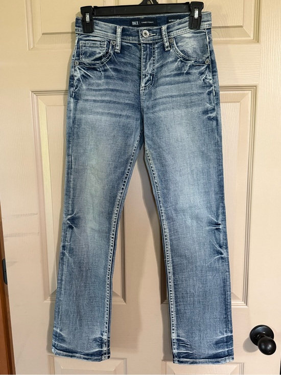 BKE Other - BKE Conner Straight “BOYS” Light Blue Denim Jeans